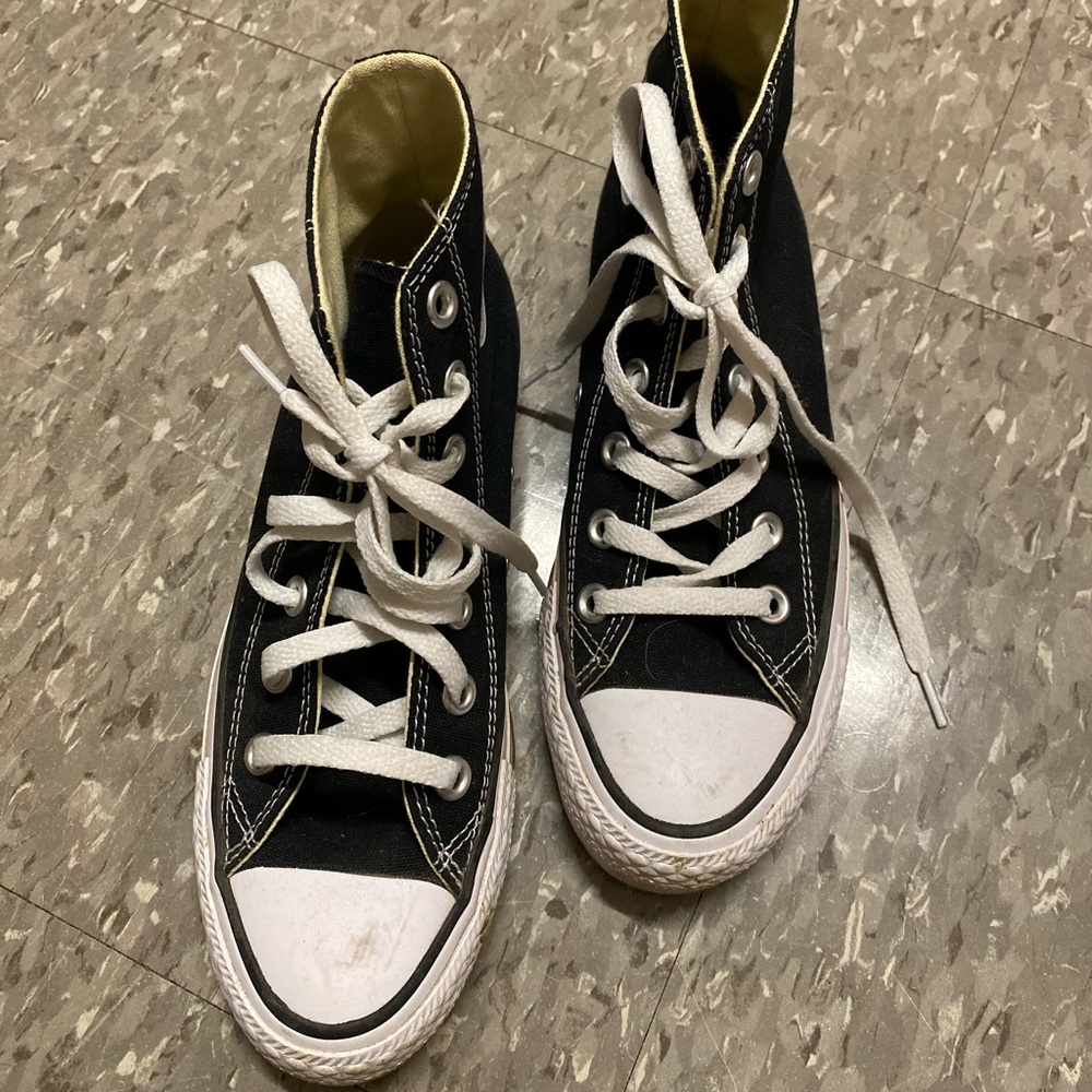 Black High Top Converse